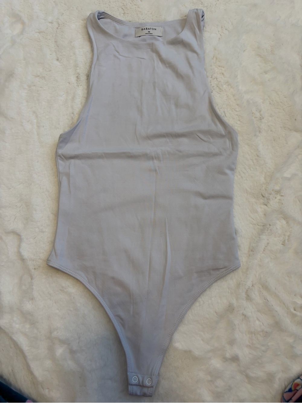 ARITZIA BABATON white Tank Bodysuit